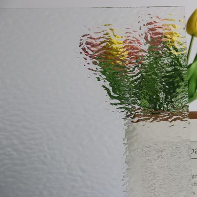 Wide Double Sided Fluted Glass Shower Panel 6mm 8 Mm